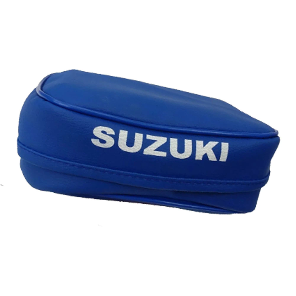 Bolso Porta Herramientas Suzuki DR - Cartuchera Guardabarros Trasero - Cuero Sintético Azul