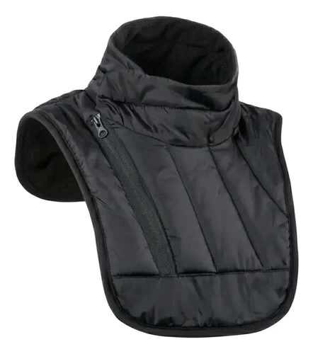Bufanda Térmica Cuello Pecho P/ Motociclistas Ideal Invierno Negro Geométrico Unico