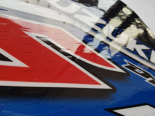 Calcos Suzuki Dr350 Dr 350 Graficas Laminado Grueso Azul — foto 5
