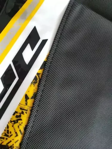 Funda Asiento + Fda De Tanque + Bolso Para Suzuki Dr 350 Ama Amarillo — foto 4