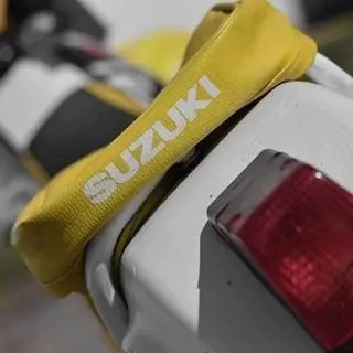 Funda Asiento + Fda De Tanque + Bolso Para Suzuki Dr 350 Ama Amarillo — foto 5