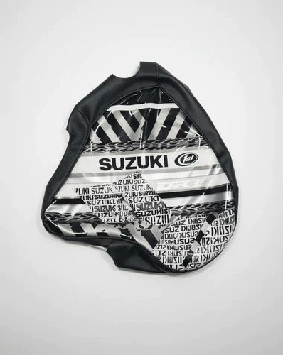 Funda Asiento + Funda Tanque P/ Suzuki Dr 350 Negro - Gris Negro — foto 5