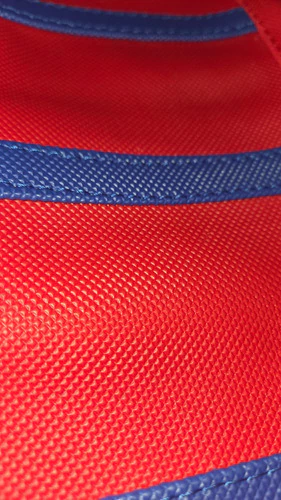 Funda Asiento Lcm P/ Honda Crf 250 Crf 450 22-25 Rojo Azul Rojo — foto 3