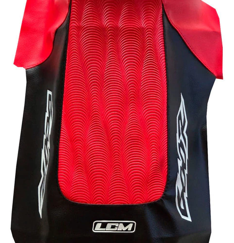 Honda XR600 Xr600r Funda de asiento LCM Estilo Retro, Nuevas! Rojo Negro Xr 600 — foto 2