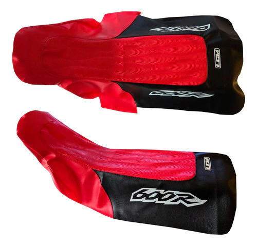 Honda XR600 Xr600r Funda de asiento LCM Estilo Retro, Nuevas! Rojo Negro Xr 600 — foto 4