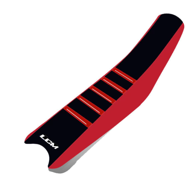 Funda Asiento LCM Ultragrip Beta RR 250/300/350/450 (2004-2021) - Clásic Negra y Roja