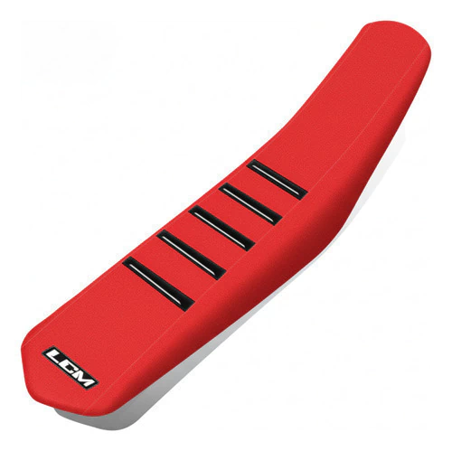Funda Asiento P/ Honda Crf 250 Crf 450 2022-2025 Grip Rojo Rojo — foto 2