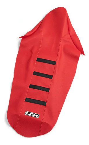 Funda Asiento P/ Honda Crf 250 Crf 450 2022-2025 Grip Rojo Rojo — foto 5