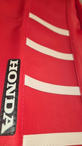 Funda Asiento Para Honda Crf 250 Crf 450 2022-25 Grip Rojo Rojo — foto 4
