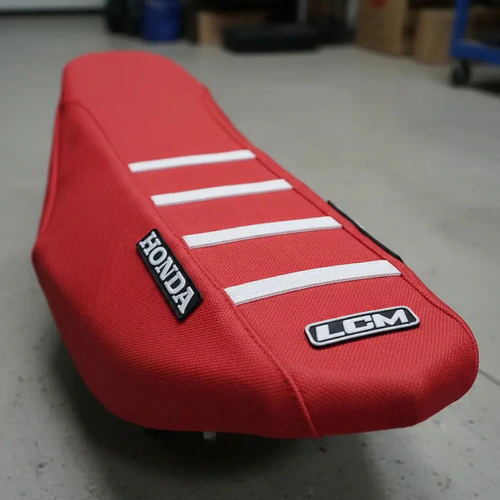 Funda Asiento Para Honda Crf 250 Crf 450 2022-25 Grip Rojo Rojo — foto 7