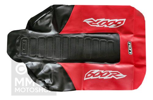 Funda Asiento Para Xr 600r Xr600 88-00 Grip Negro Rojo Rojo Y Negro — foto 2