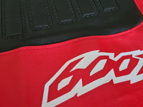 Funda Asiento Para Xr 600r Xr600 88-00 Grip Negro Rojo Rojo Y Negro — foto 4