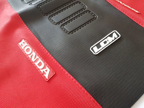 Funda Asiento Para Xr250 Xr 250 Xr 88- 95 Rojo - Negro Grip Negro — foto 4