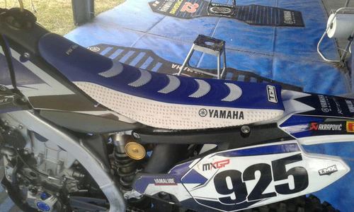 Funda Asiento Tapizado Grip Para Yamaha Wr450f Wr450f 18-24 Azul — foto 3