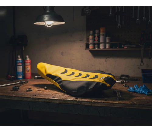 Funda Asiento Tapizado P/ Yamaha Yfz450r Yfz 450r Amarillo Amarillo — foto 4