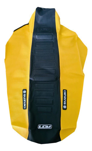 Suzuki Dr350 Dr 350 Funda Asiento Ultra Grip LCM antideslizante Amarillo — foto 2