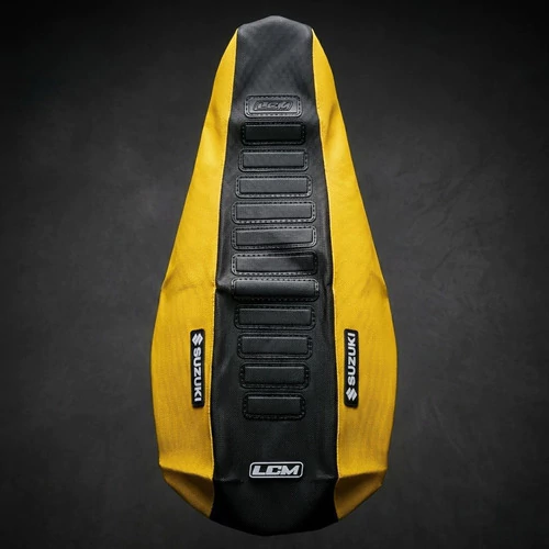 Suzuki Dr350 Dr 350 Funda Asiento Ultra Grip LCM antideslizante Amarillo — foto 6