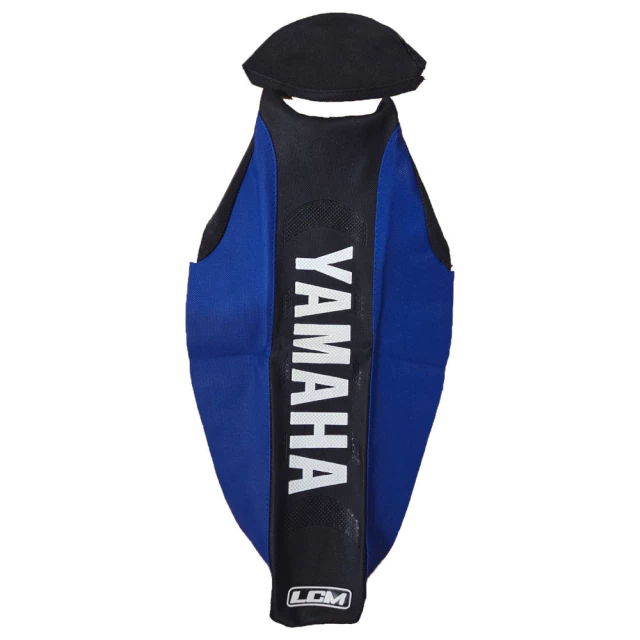 Funda Asiento Ultra Gripp para Yamaha YZ250F YZ450F 2014 2015 2016 2017 | LCM | Negro Azul Blanco