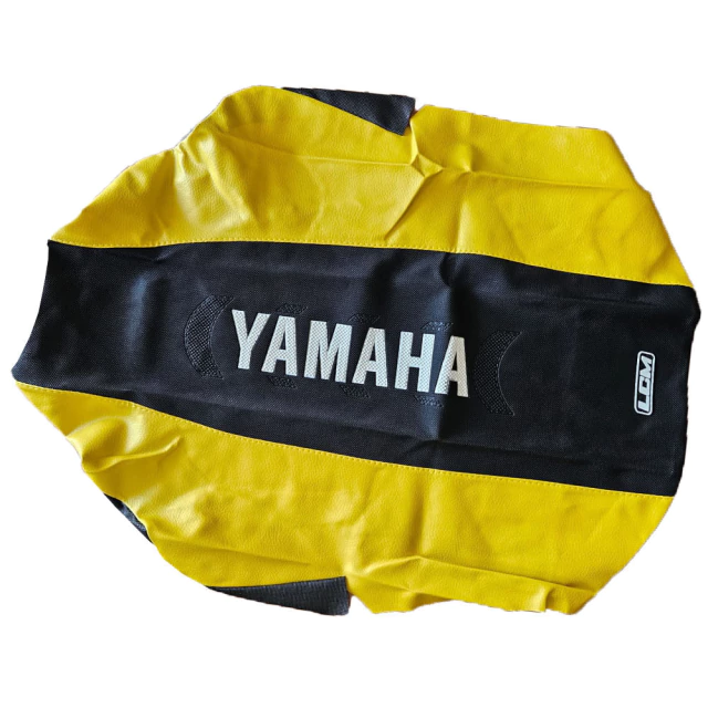 Funda Asiento LCM UltraGrip Yamaha Banshee 350 Negra y Amarilla - Todos los Años — foto 3