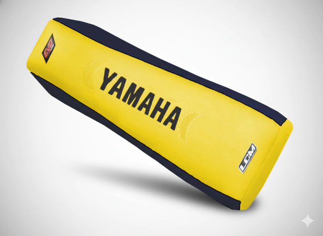Funda Asiento LCM Yamaha Banshee 350 Amarilla con Negro UltraGrip - Todos los Años — foto 3