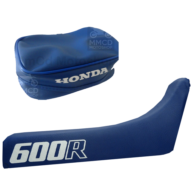 Funda de asiento + Bolso porta herramientas (Cartuchera) para Honda XR600R / XR 600 1986 - Azul — foto 3