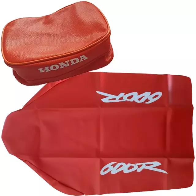 Funda de asiento + Bolso porta herramientas (Cartuchera) para Honda XR600R / XR 600 1993 - Naranja