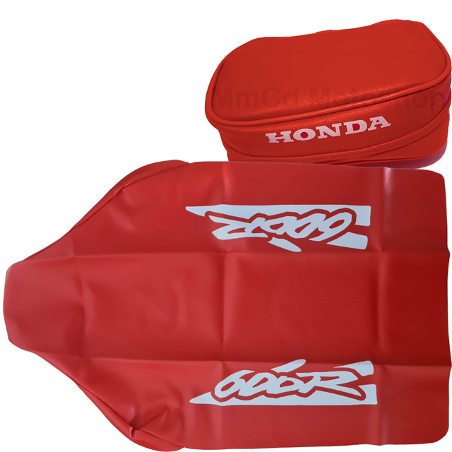 Funda de asiento + Bolso porta herramientas (Cartuchera) para Honda XR600R / XR 600 1994 - Naranja