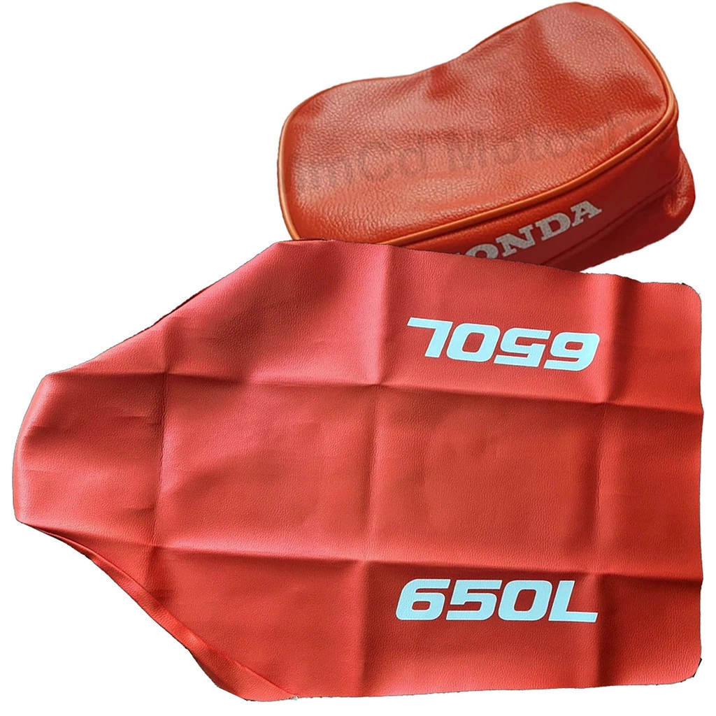 Funda de asiento + Bolso porta herramientas para Honda X650L / XR 650L 1992 - Color Naranja