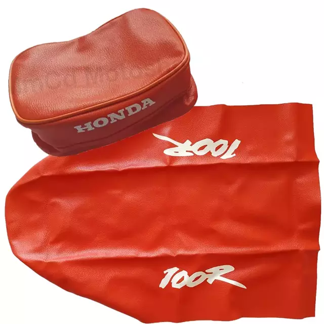 Funda de asiento + Bolso porta herramientas para Honda XR100 / XR100R 1993 - Color Naranja