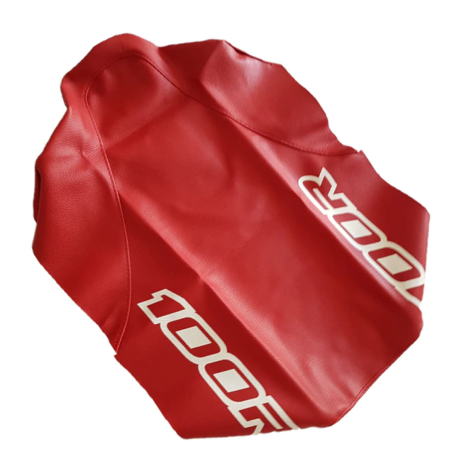 Funda de asiento + Bolso porta herramientas para Honda XR100 / XR100R 2000 - Color Rojo — foto 3