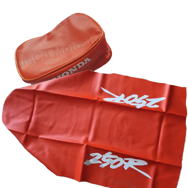 Funda de asiento + Bolso porta herramientas para Honda XR250R / XR 250 1993 - Color Naranja