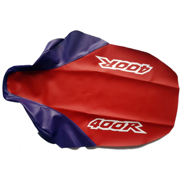 Funda de asiento + Bolso porta herramientas para Honda XR400R / XR 400 1996 - Color Rojo Violeta — foto 2