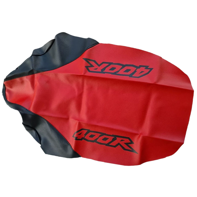 Funda de asiento + Bolso porta herramientas para Honda XR400R / XR 400 1998 - 99 - Color Rojo Negro — foto 2