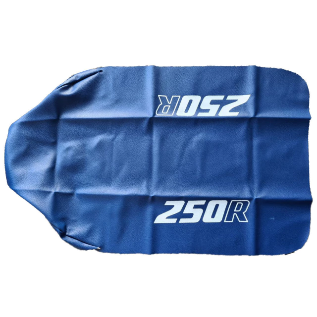 Funda de Asiento + Cartuchera Porta Herramientas para Honda XR250R / XR250 / XR 250 - Año 1986 - Azul (Cuero Sintético) — foto 3