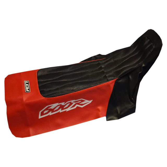 Funda de asiento LCM para Honda XR600 XR600R XR 600- Estilo Retro, Grip Extremo - Negro y Naranja — foto 5