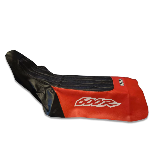 Funda de asiento LCM para Honda XR600 XR600R XR 600- Estilo Retro, Grip Extremo - Negro y Naranja — foto 8