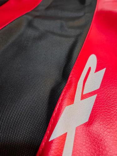 Funda De Asiento Para Xr650r Lomo Negro Ultragrip, Lat Rojo Rojo — foto 3