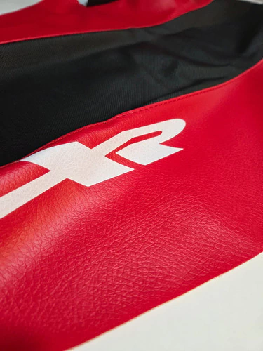 Funda De Asiento Para Xr650r Lomo Negro Ultragrip, Lat Rojo Rojo — foto 4