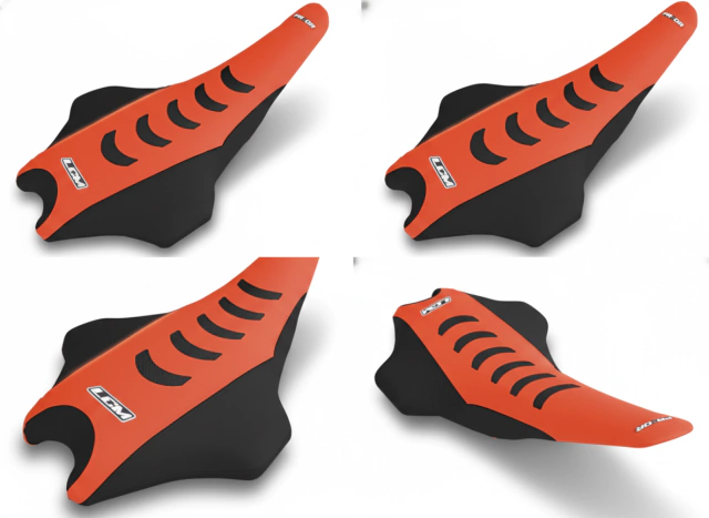 Funda de Asiento para Yamaha YFZ450R - Naranja y negro Ultragrip LCM — foto 2