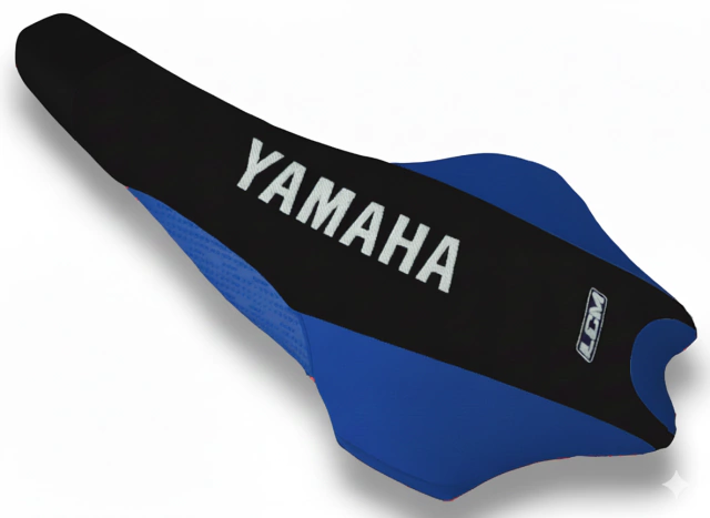 Funda de Asiento para Yamaha YFZ450R - Negro y Azul Ultragrip LCM
