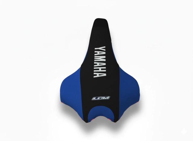Funda de Asiento para Yamaha YFZ450R - Negro y Azul Ultragrip LCM — foto 2