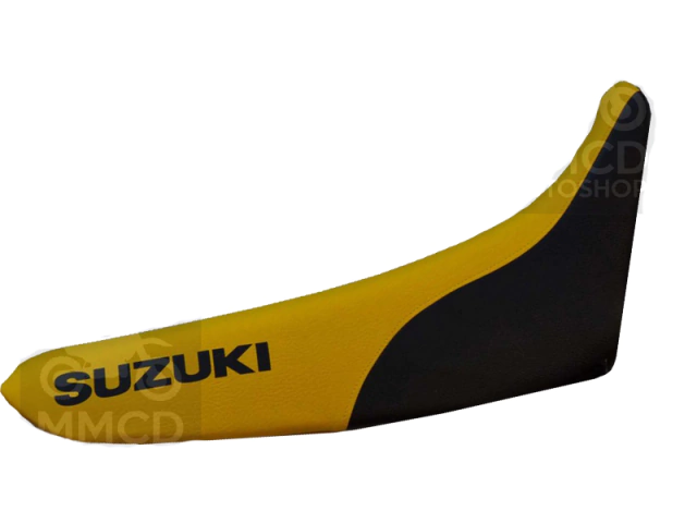 Funda de Asiento Tapizado + Bolso Porta Herramientas para Suzuki DR350 / DR 350 - DR250 / DR 250 - Cuero sintetico Amarillo - 1998 — foto 5