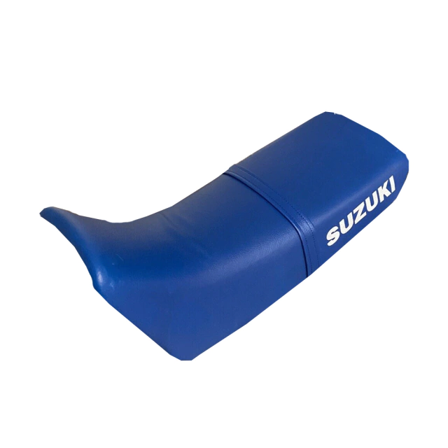 Suzuki DR250 / DR 250 - Funda de Asiento Tapizado + Bolso Porta Herramientas - Cuero sintetico Azul — foto 7