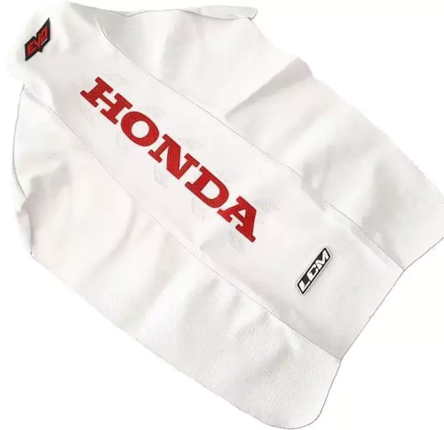 Funda de asiento Ultragrip para Honda XR600R XR 600R, 1988 - 2000, LCM, Color Blanco, Diseño E17