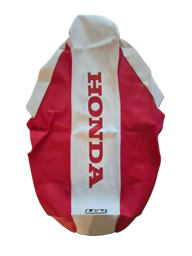 Funda de asiento Ultragrip para Honda XR600R XR 600R, 1988 - 2000, LCM, Color Blanco, Diseño E20