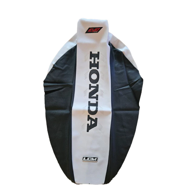 Funda de asiento Ultragrip para Honda XR600R XR 600R, 1988 - 2000, LCM, Color Blanco, Diseño E22