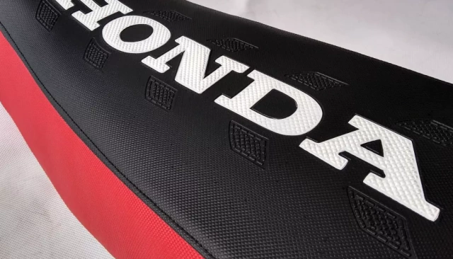 Funda de asiento Ultragrip para Honda XR650L XR 650L, todos los años, LCM, Color Negro, Diseño E6 — foto 2