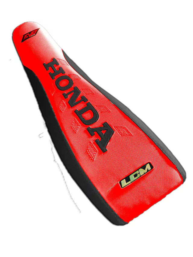 Funda de asiento Ultragrip para Honda XR650L XR 650L, todos los años, LCM, Color Rojo, Diseño E9