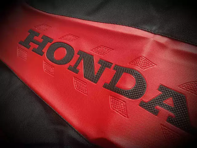 Funda de asiento Ultragrip para Honda XR650L XR 650L, todos los años, LCM, Color Rojo, Diseño E9 — foto 2