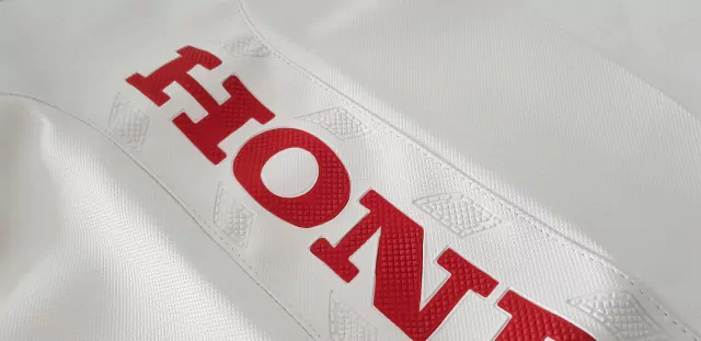 Funda de asiento Ultragrip para Honda XR650R XR 650R, todos los años, LCM, Color Blanco, Diseño E17 — foto 2
